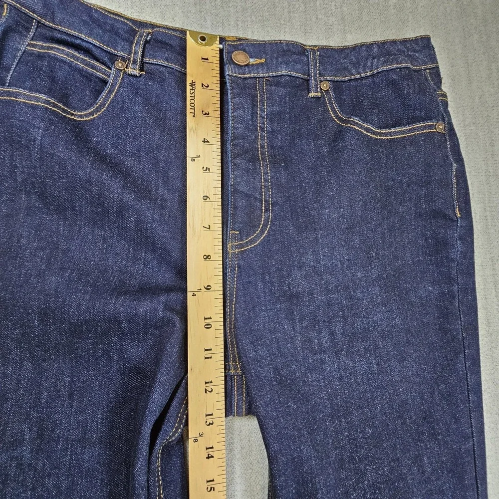 OAT New York Jeans Women's Size 10 Blue Straight Leg High‎ Rise